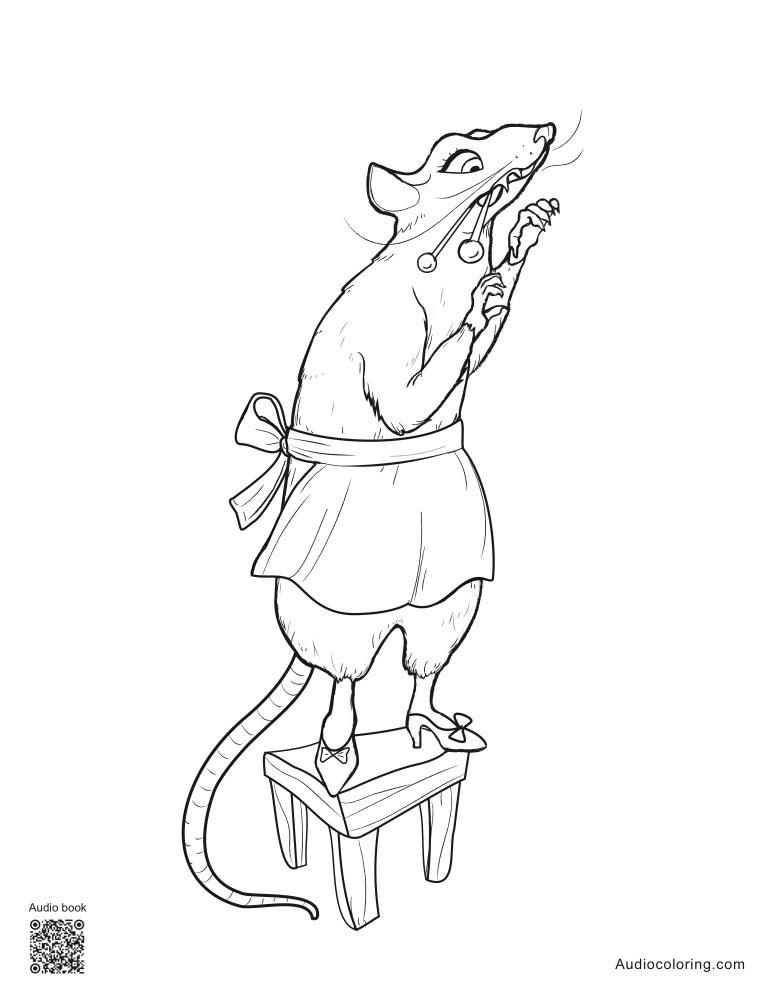 Coloring page: The field mouse